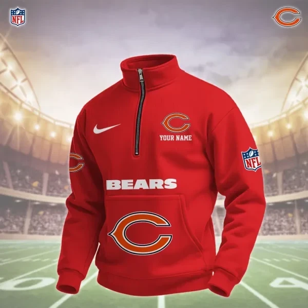 Chicago Bears Pullover Half Zipper