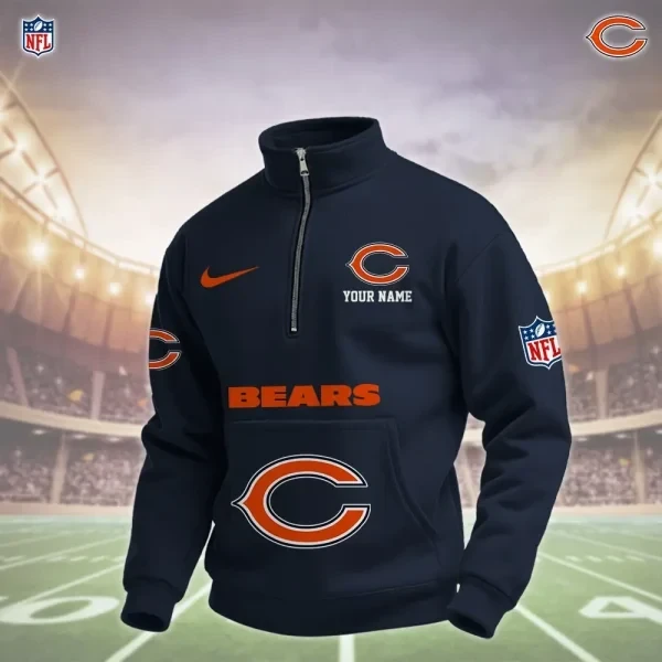 Chicago Bears Pullover Half Zipper