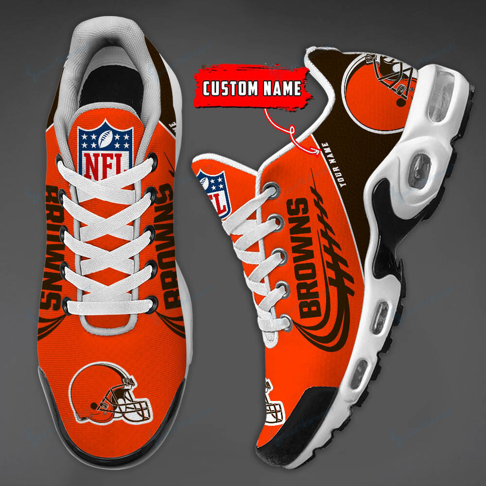 Cleveland Browns Personalized Plus T-N Youth Sneakers PB7GS4Y