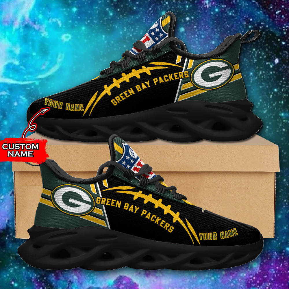 Green Bay Packers Personalized Yezy Running Sneakers PBZ32WV