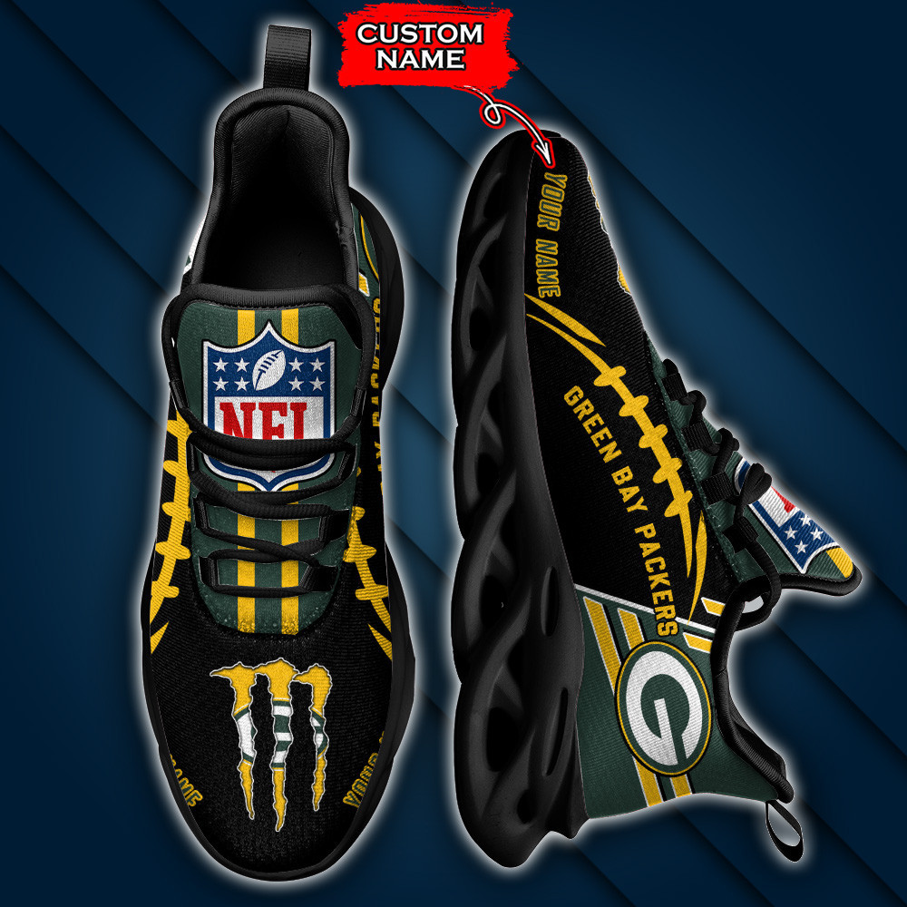 Green Bay Packers Personalized Yezy Running Sneakers PBZ32WV
