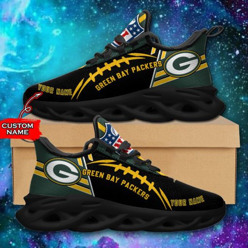 Green Bay Packers Personalized Yezy Running Sneakers PBZ32WV