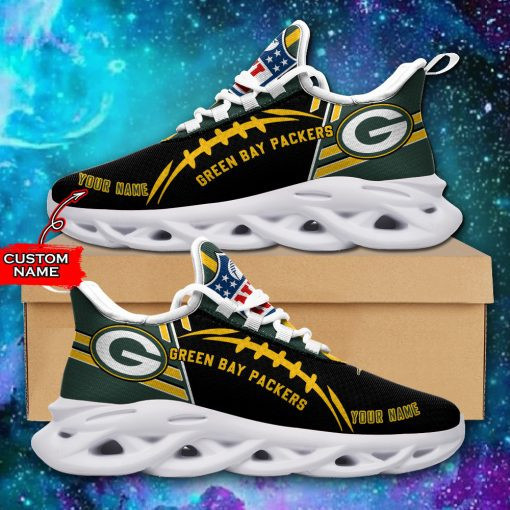 Green Bay Packers Personalized Yezy Running Sneakers PBZ32WV