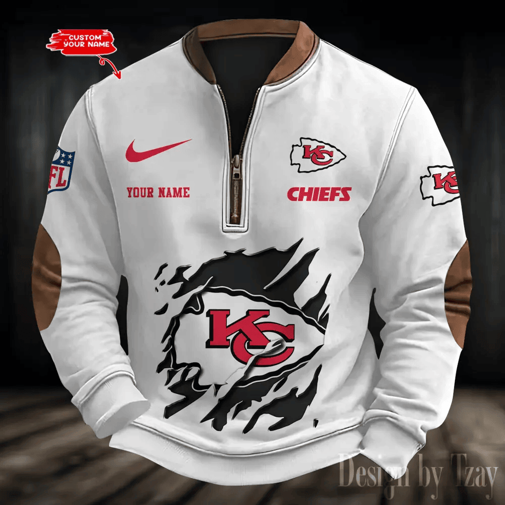 Kansas City Chiefs Print Vintage Sweatshirt PB431MG