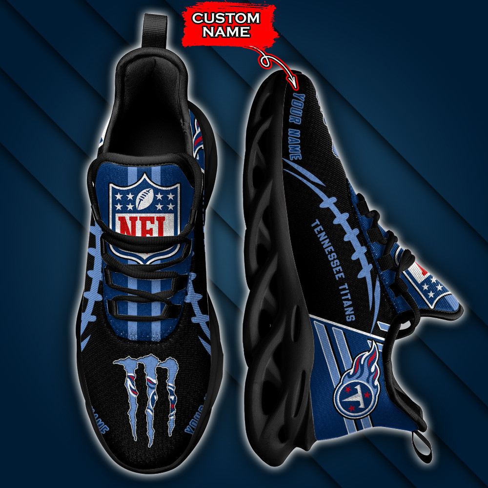 Tennessee Titans Personalized Yezy Running Sneakers PB32W10