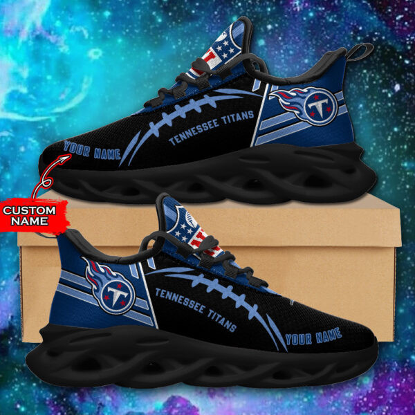Tennessee Titans Personalized Yezy Running Sneakers PB32W10