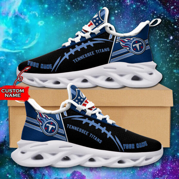 Tennessee Titans Personalized Yezy Running Sneakers PB32W10
