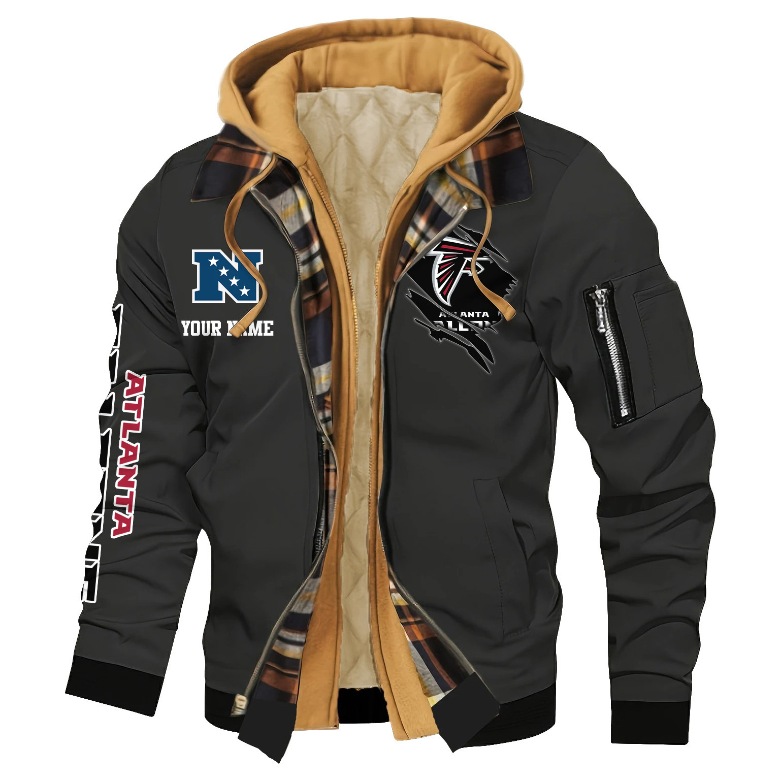 Atlanta Falcons Jacket Casual Fake Two Piece Design PBV7C19