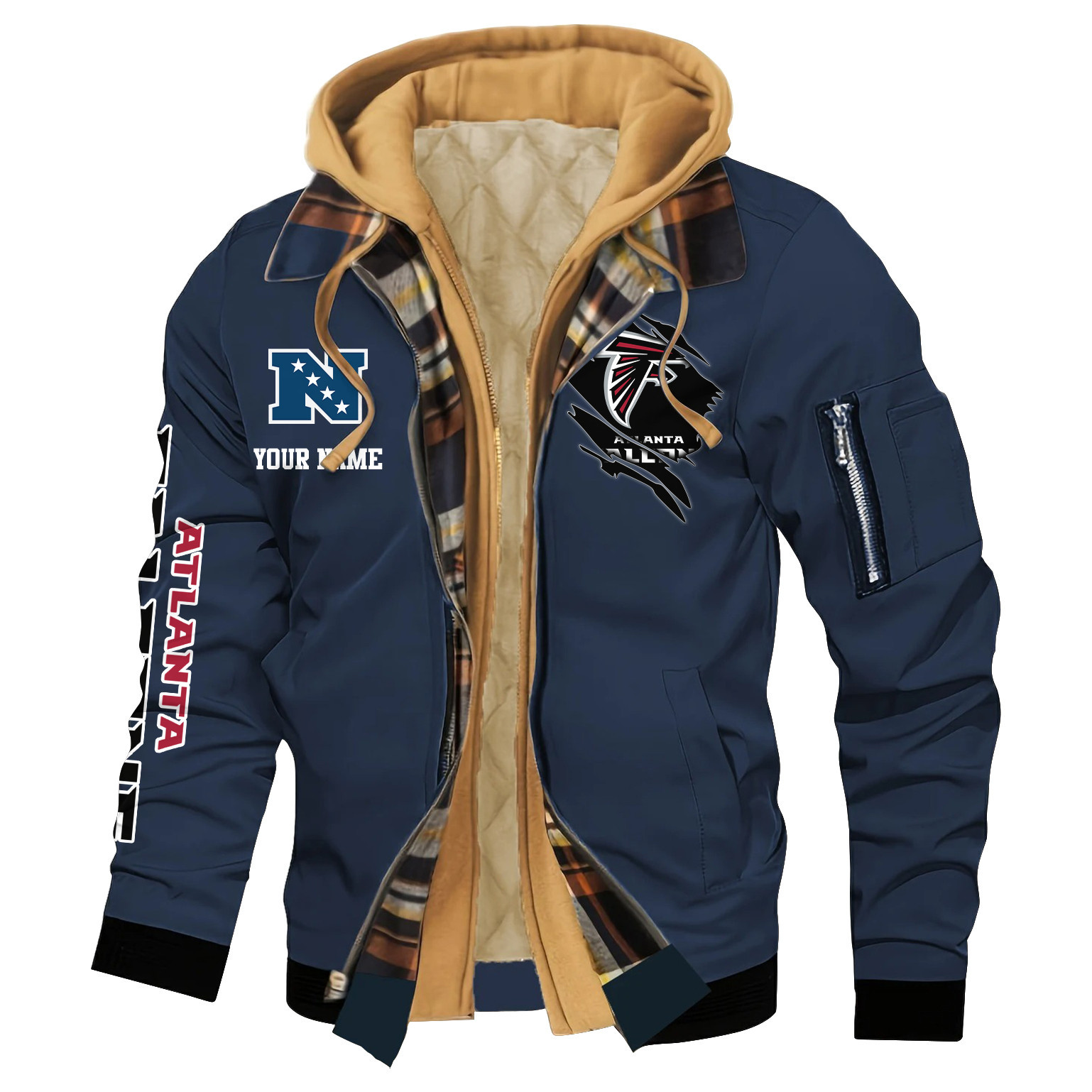 Atlanta Falcons Jacket Casual Fake Two Piece Design PBV7C19