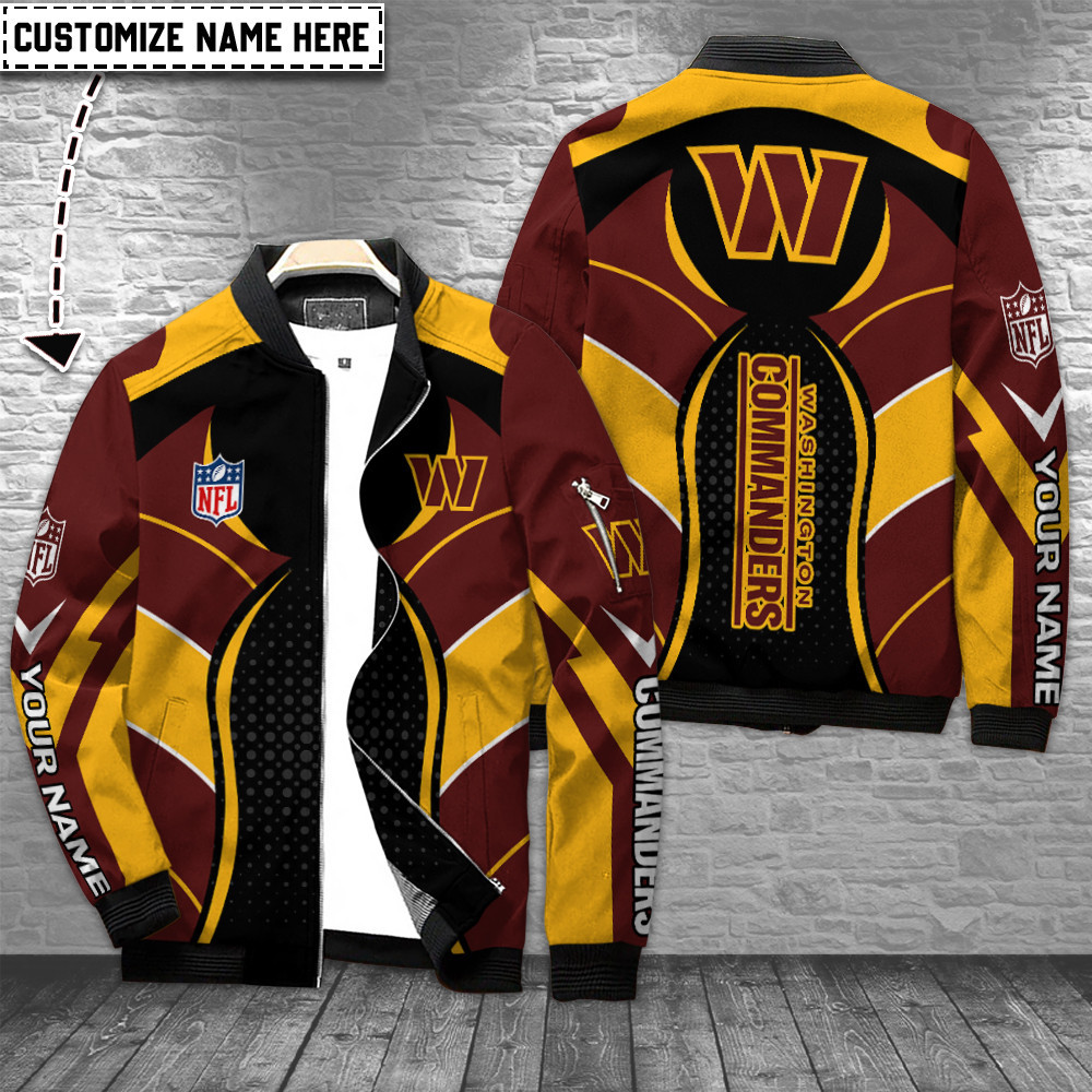 Washington Commanders Personalized Bomber Jacket BG942