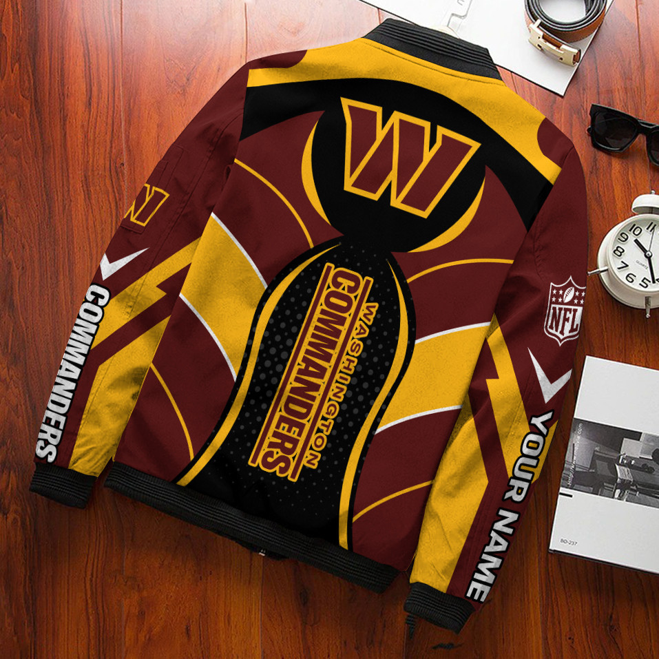 Washington Commanders Personalized Bomber Jacket PBT3QW5