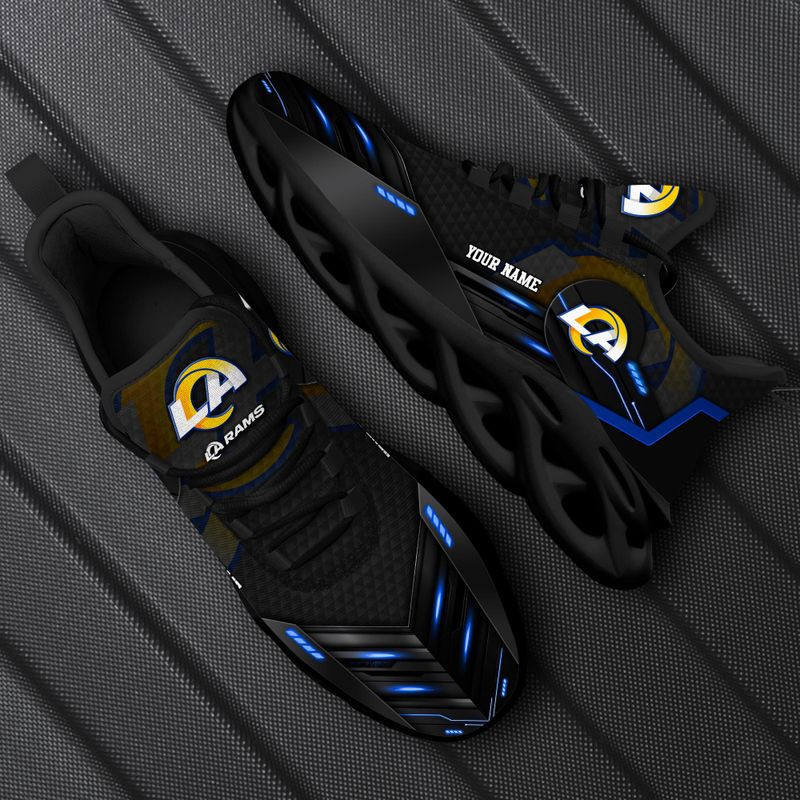 Los Angeles Rams Personalized Yezy Running Sneakers