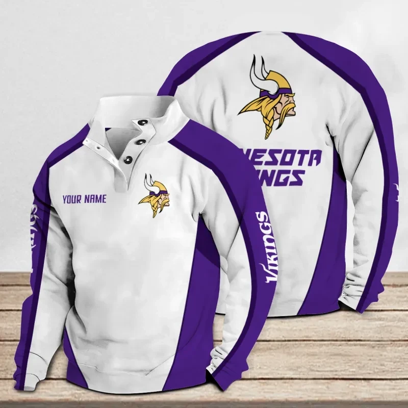 Minnesota Vikings Sport Print Sweatshirt S9DBSCH456