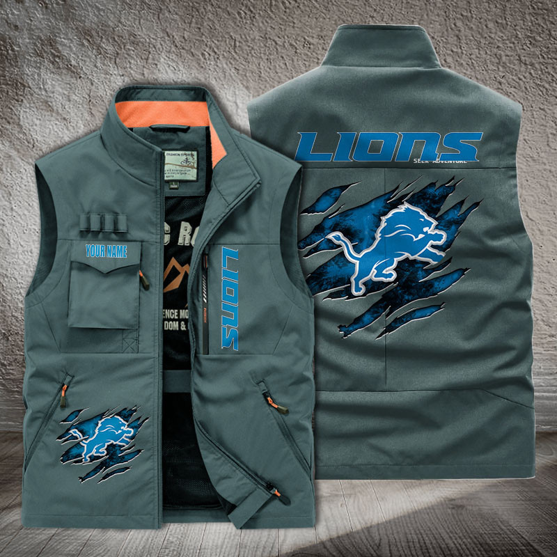 Detroit Lions Vest PBIJ5OQ