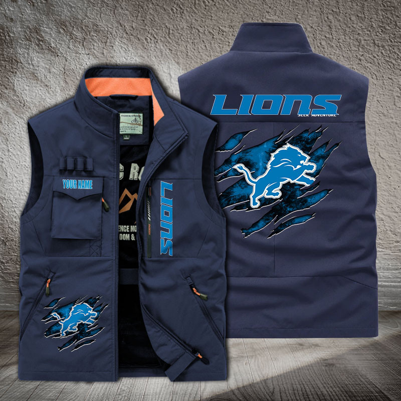 Detroit Lions Vest PBIJ5OQ