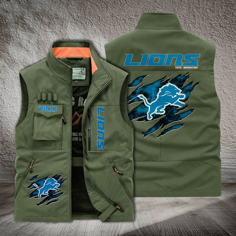 Detroit Lions Vest PBIJ5OQ