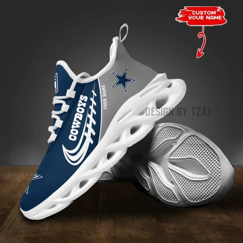 Dallas Cowboys Personalized Maxsoul Sneakers PBND4BS