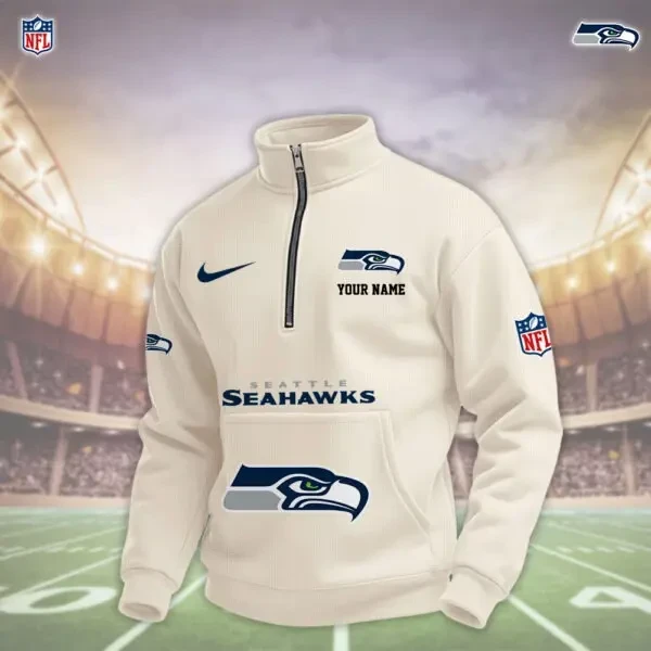 Seattle Seahawks Pullover Half Zipper
