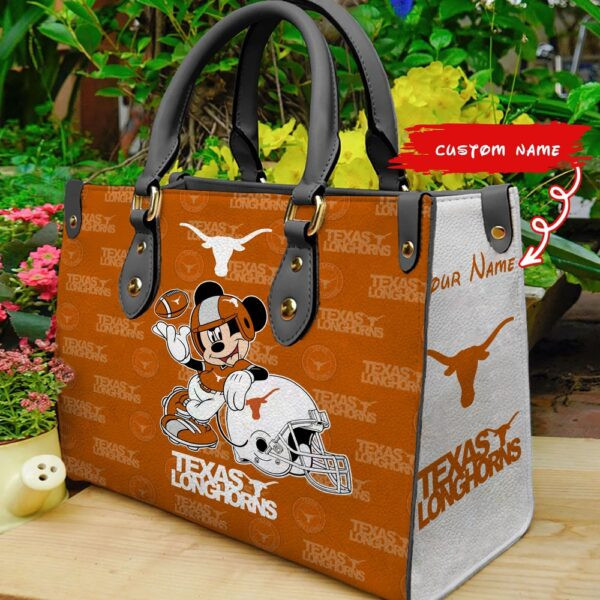 Texas Longhorns Leather Hand Bag BBLT234