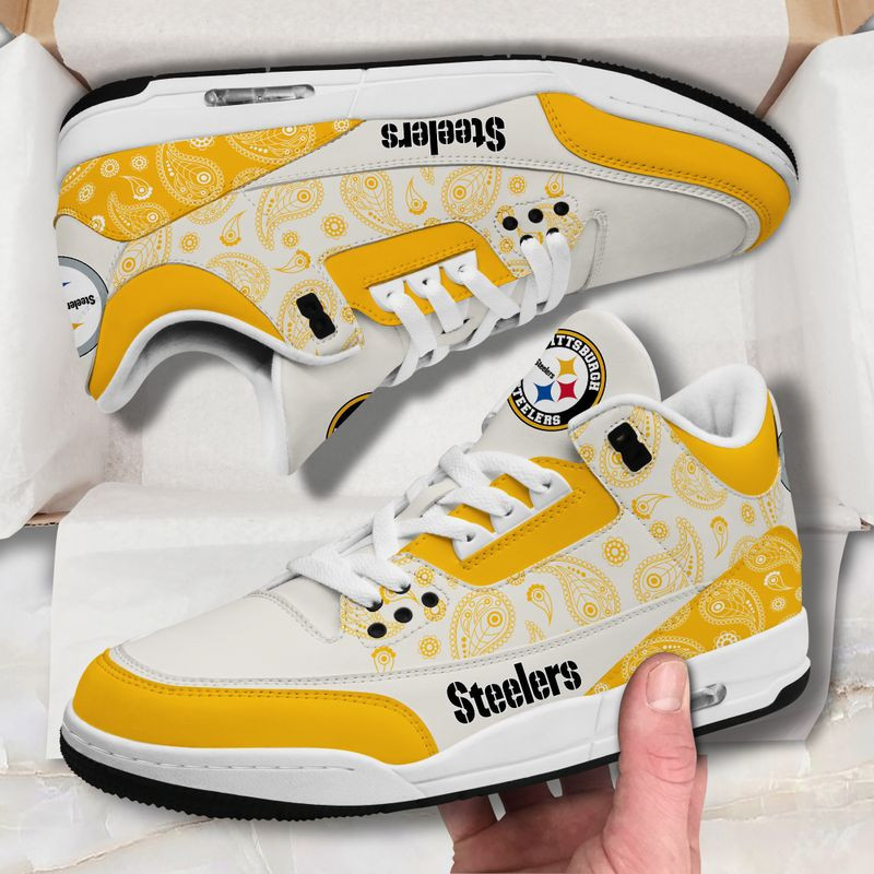 Pittsburgh Steelers Basic Leather JD03 Shoes Men and Women AZBTAJ3000210