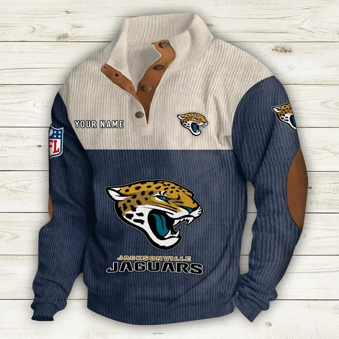 Jacksonville Jaguars Double Stand Collar Sport Hoodie S9DBSCH1010