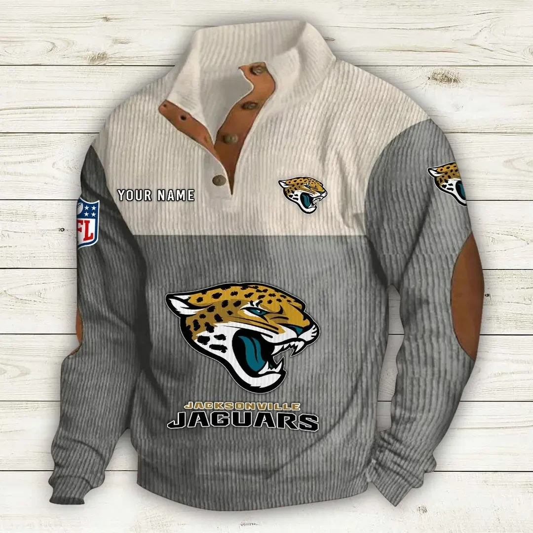Jacksonville Jaguars Double Stand Collar Sport Hoodie PB1ZIQR