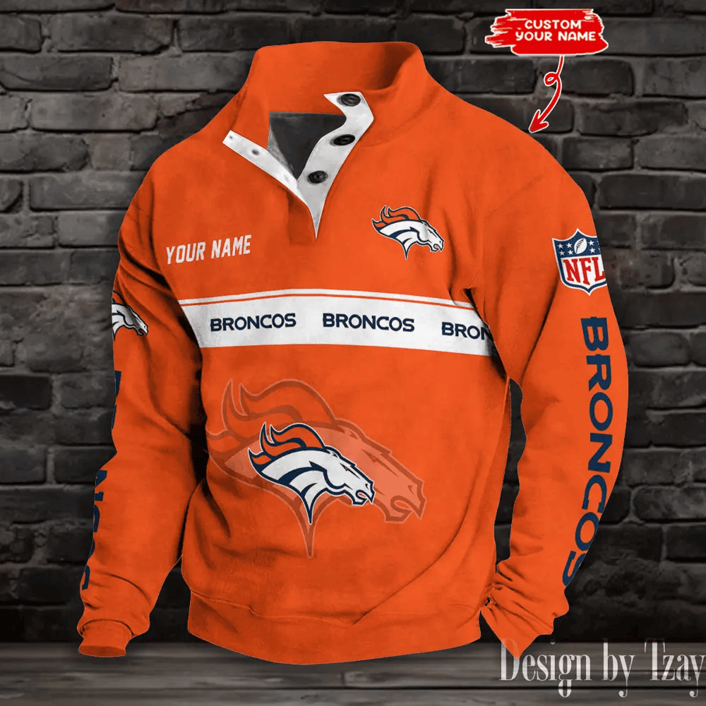 Denver Broncos Sports Print Sweatshirt S9DBSCH740