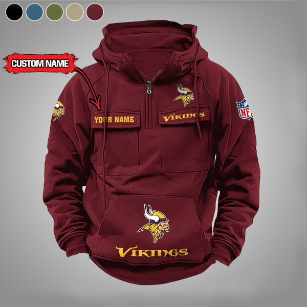 Minnesota Vikings Vintage Men Hoodies DV5 PBAH0B4