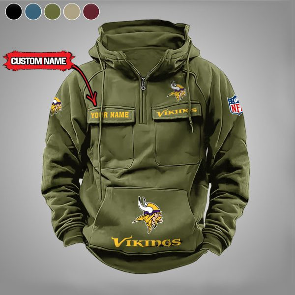 Minnesota Vikings Vintage Men Hoodies DV5 PBAH0B4