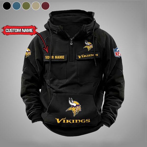 Minnesota Vikings Vintage Men Hoodies DV5 PBAH0B4