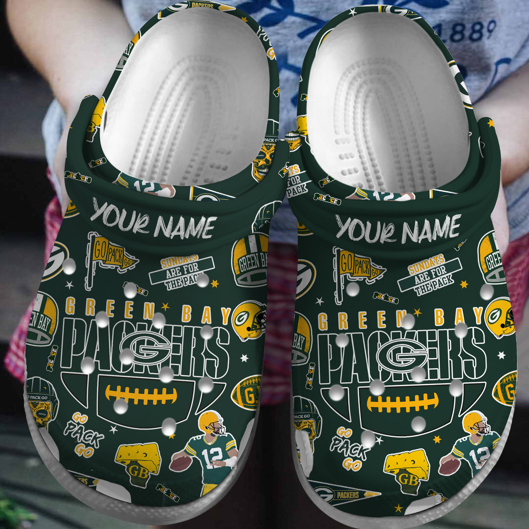 Green Bay Packers Personalized Limited Clog BG8T6