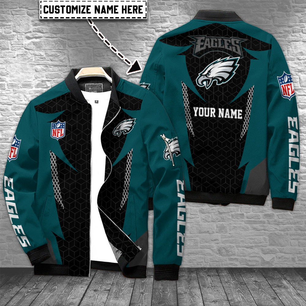 Philadelphia Eagles Personalized Bomber Jacket BG45VB