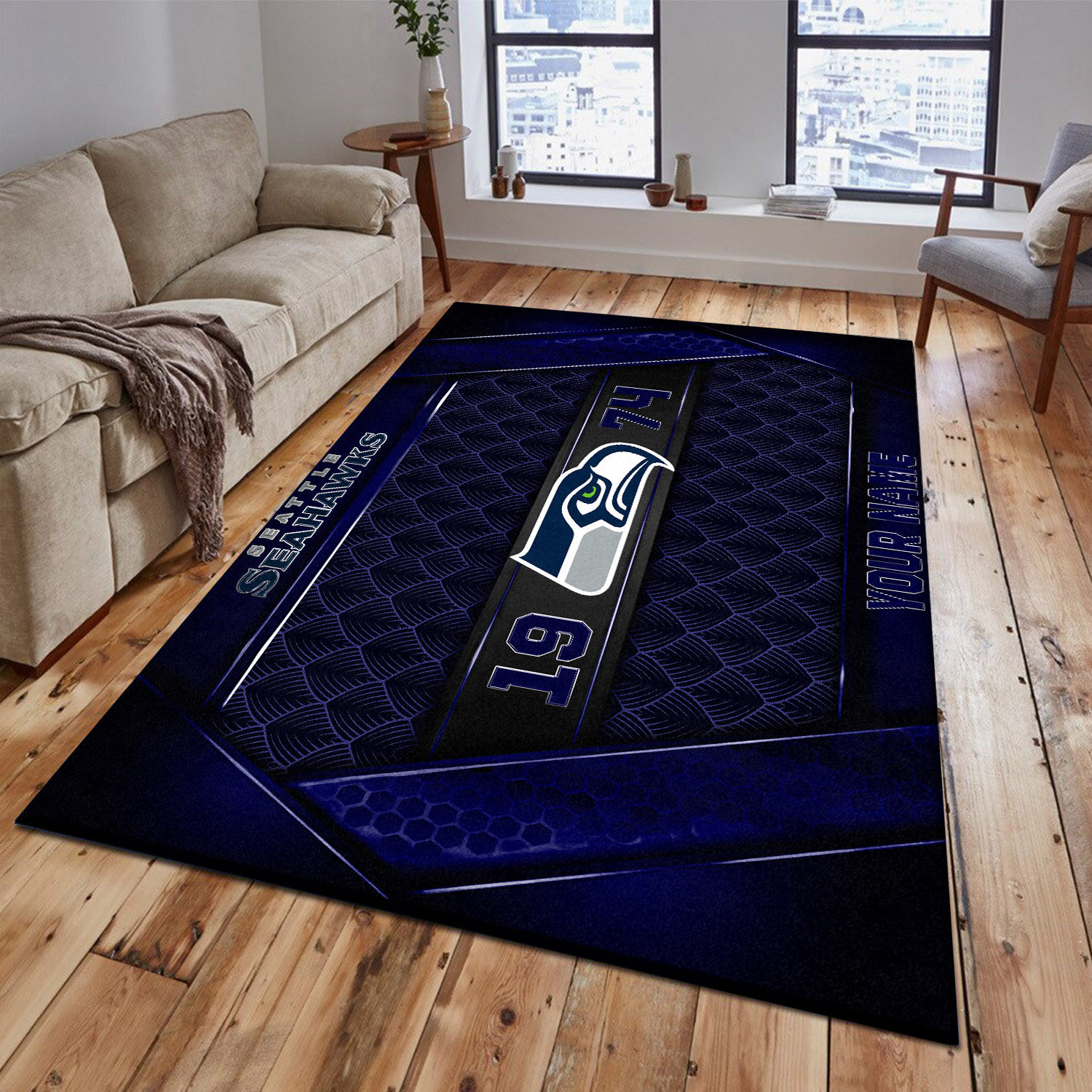 Seattle Seahawks Area Rug PBX1EVD
