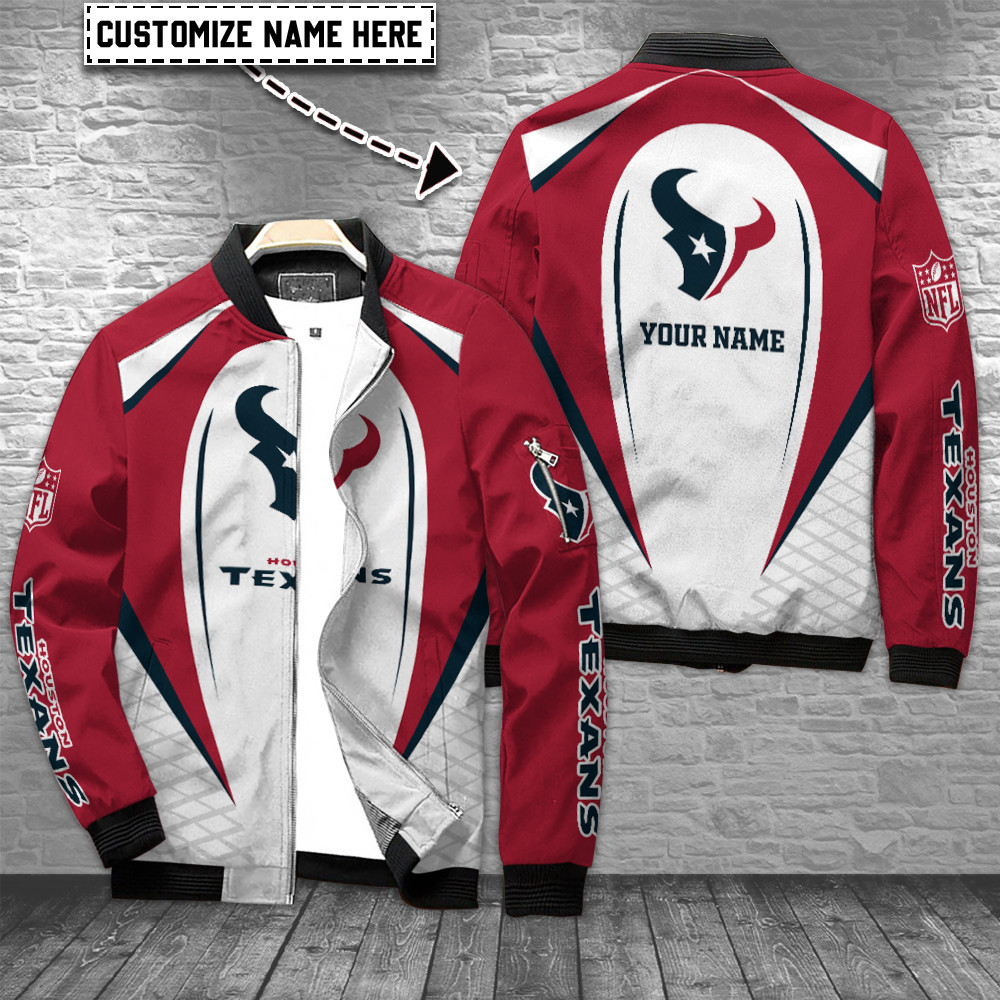 Houston Texans Personalized Bomber Jacket AZCBJ079
