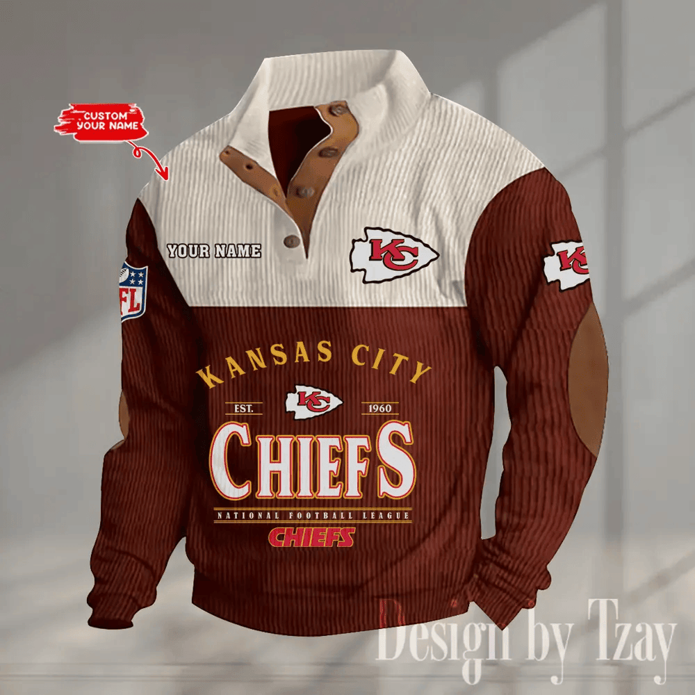SPECIAL LIMITED EDITION IN 2025 - Kansas City Chiefs Double Stand Collar Sport Hoodies PBUU2OS