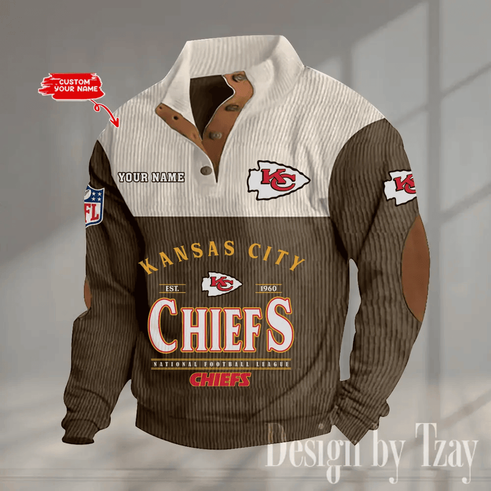 SPECIAL LIMITED EDITION IN 2025 - Kansas City Chiefs Double Stand Collar Sport Hoodies PBUU2OS