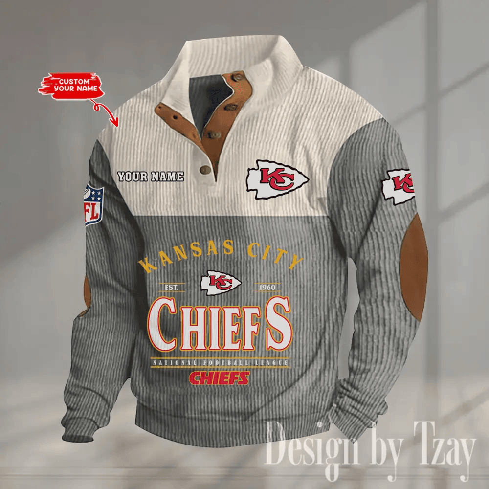 SPECIAL LIMITED EDITION IN 2025 - Kansas City Chiefs Double Stand Collar Sport Hoodies PBUU2OS
