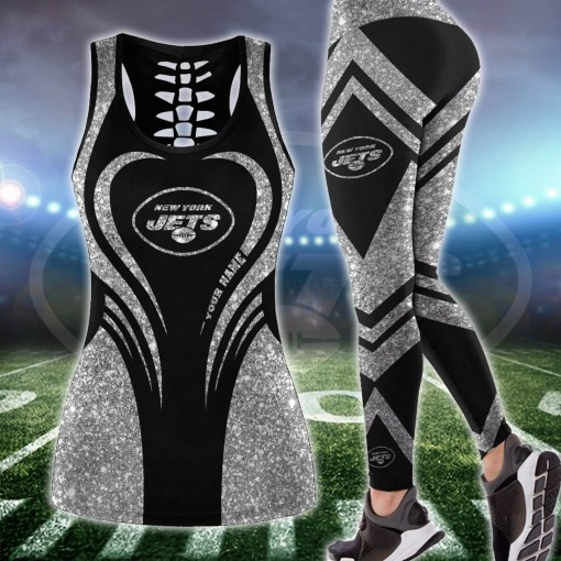 New York Jets Combo Tank Top And Leggings AZCLG025-AZCTT025