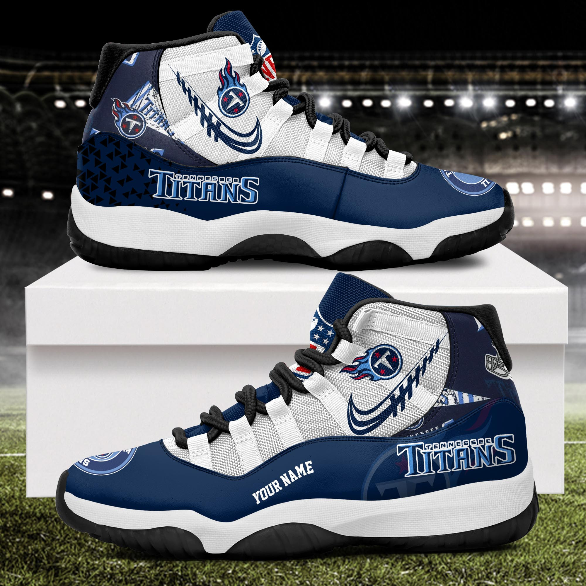 Tennessee Titans Air Jordan 11 Shoes JD032