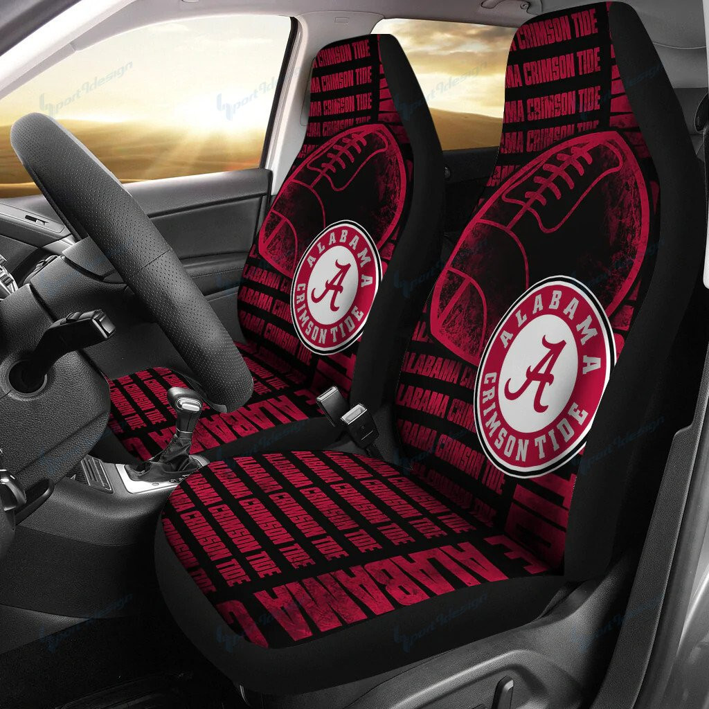 NCAAF Alabama Crimson Tide Car Seat Cover Nicegift CSC-D8T3