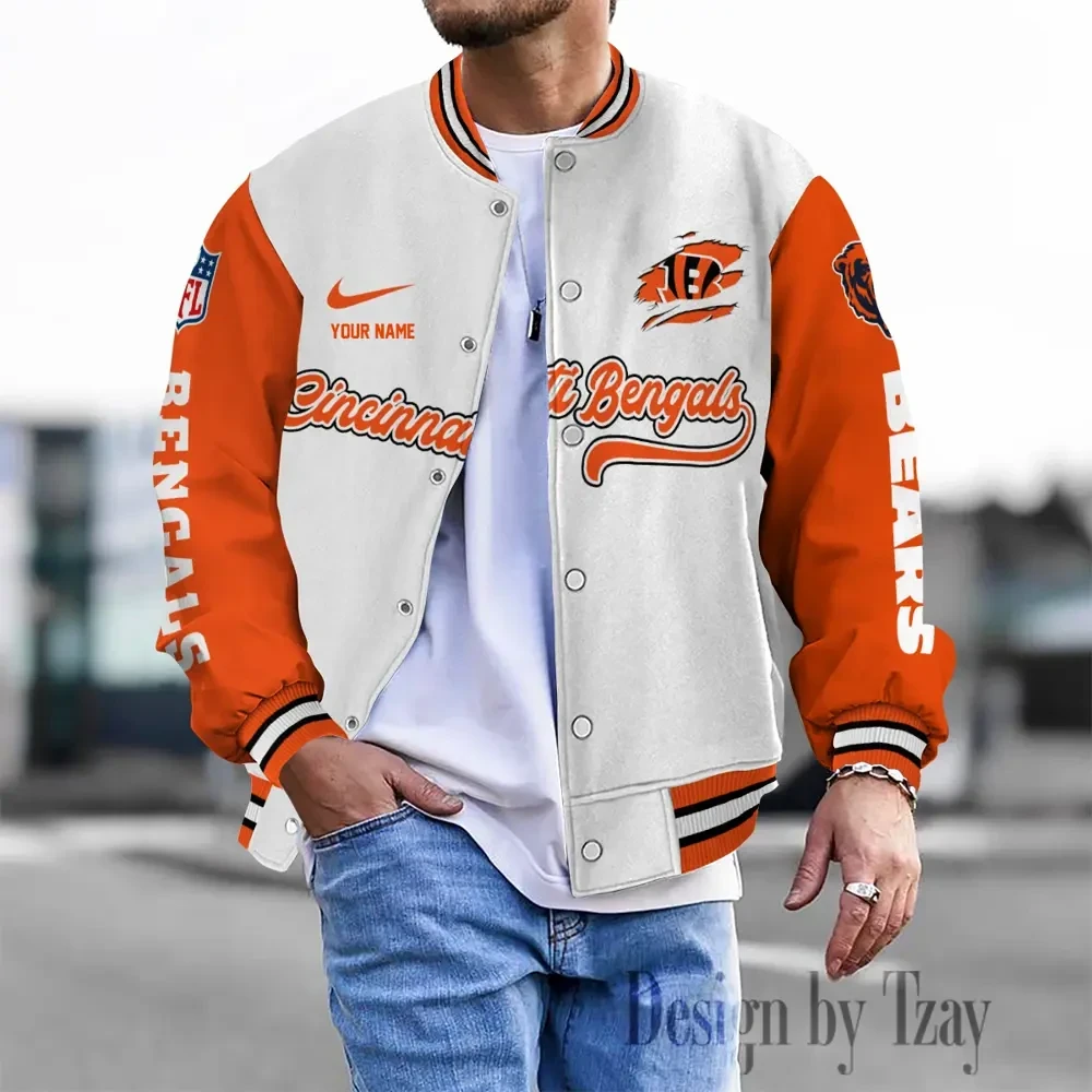 Cincinnati Bengals Unisex Exclusive Styles Varsity Jacket SPTBBJACKET498