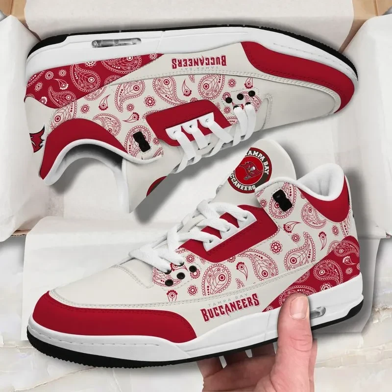 Tampa Bay Buccaneers Basic Leather JD03 Shoes Men and Women AZBTAJ3000215