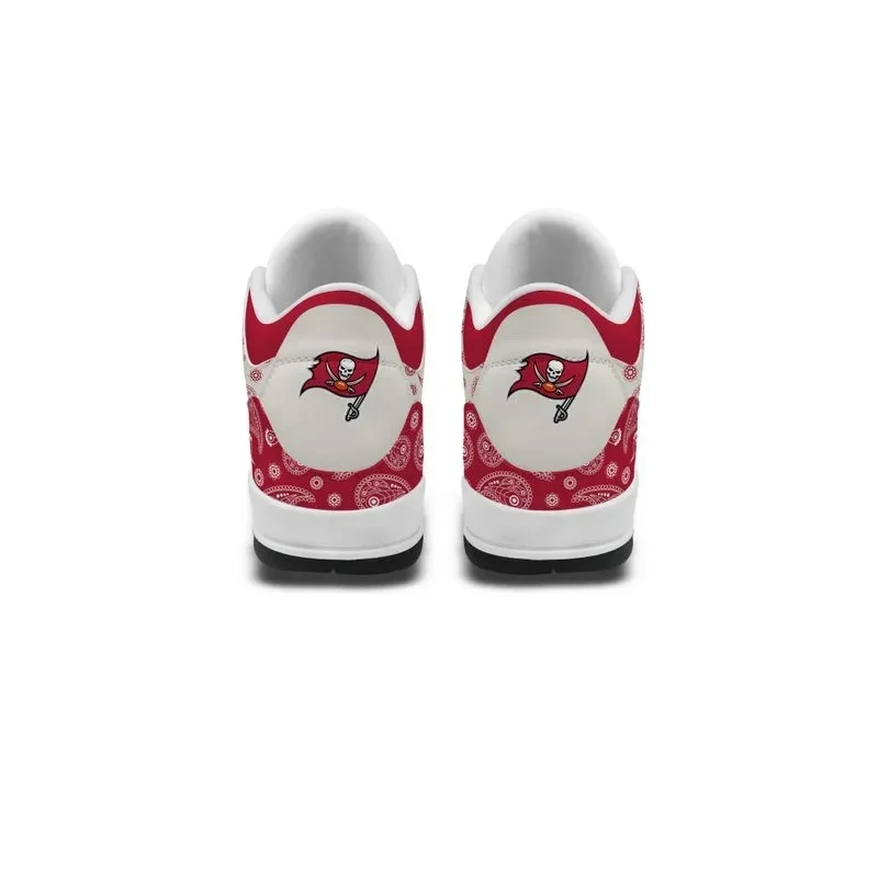Tampa Bay Buccaneers Basic Leather JD03 Shoes Men and Women PB5L92A