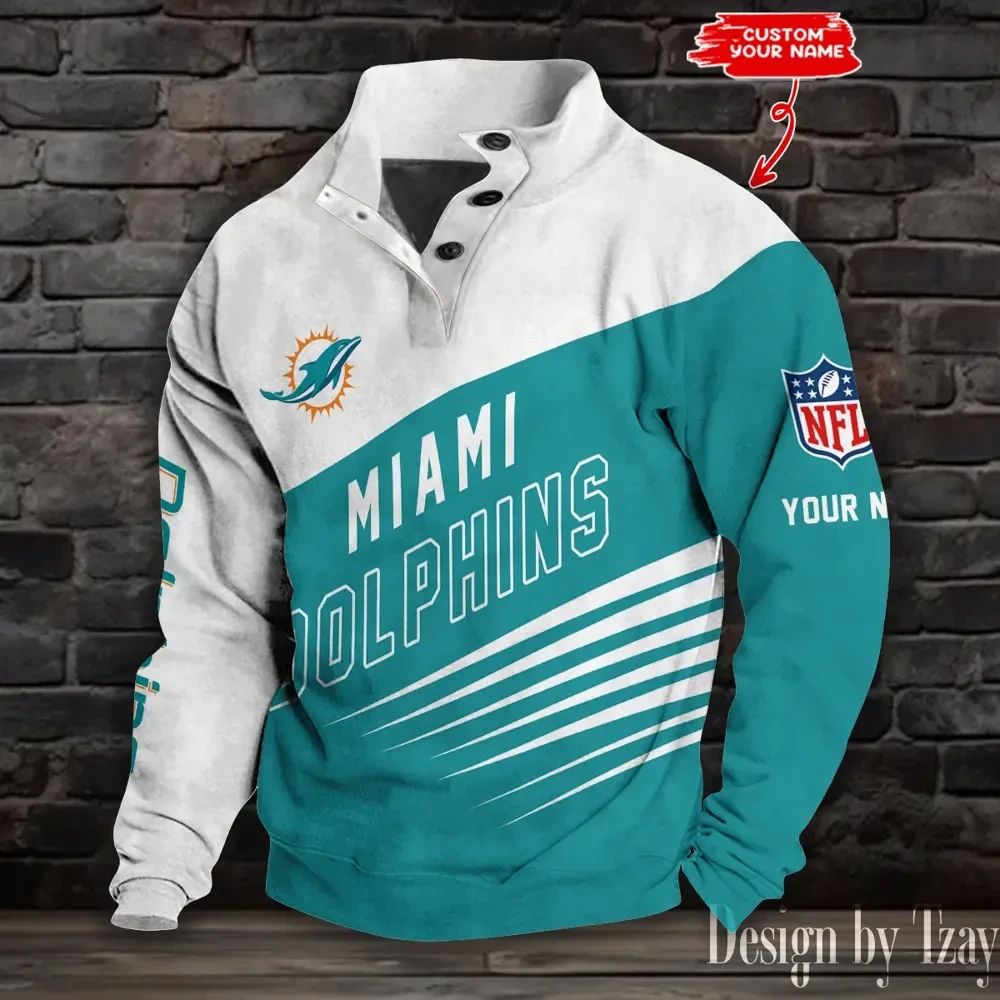 Miami Dolphins Standard Pullover Sweatshirt Trending 2025 S9DBSCH1855