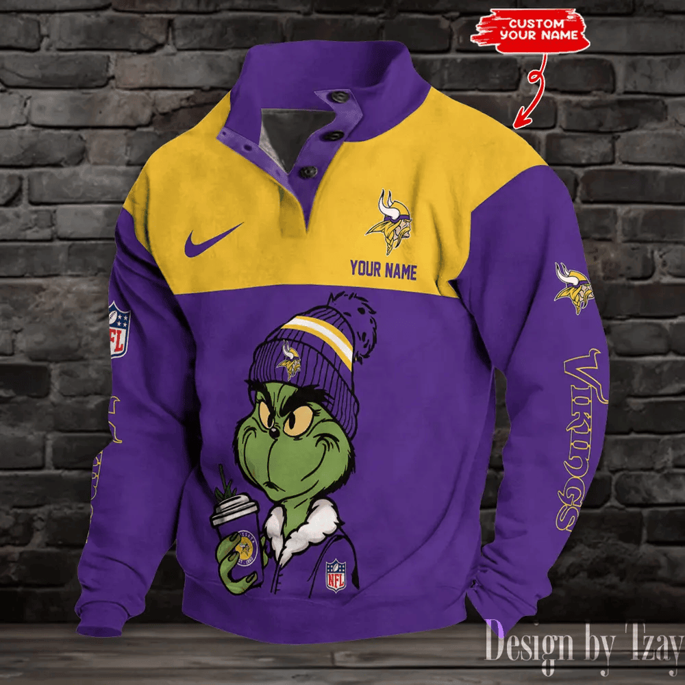 Minnesota Vikings Sport Print Sweatshirt S9DBSCH7