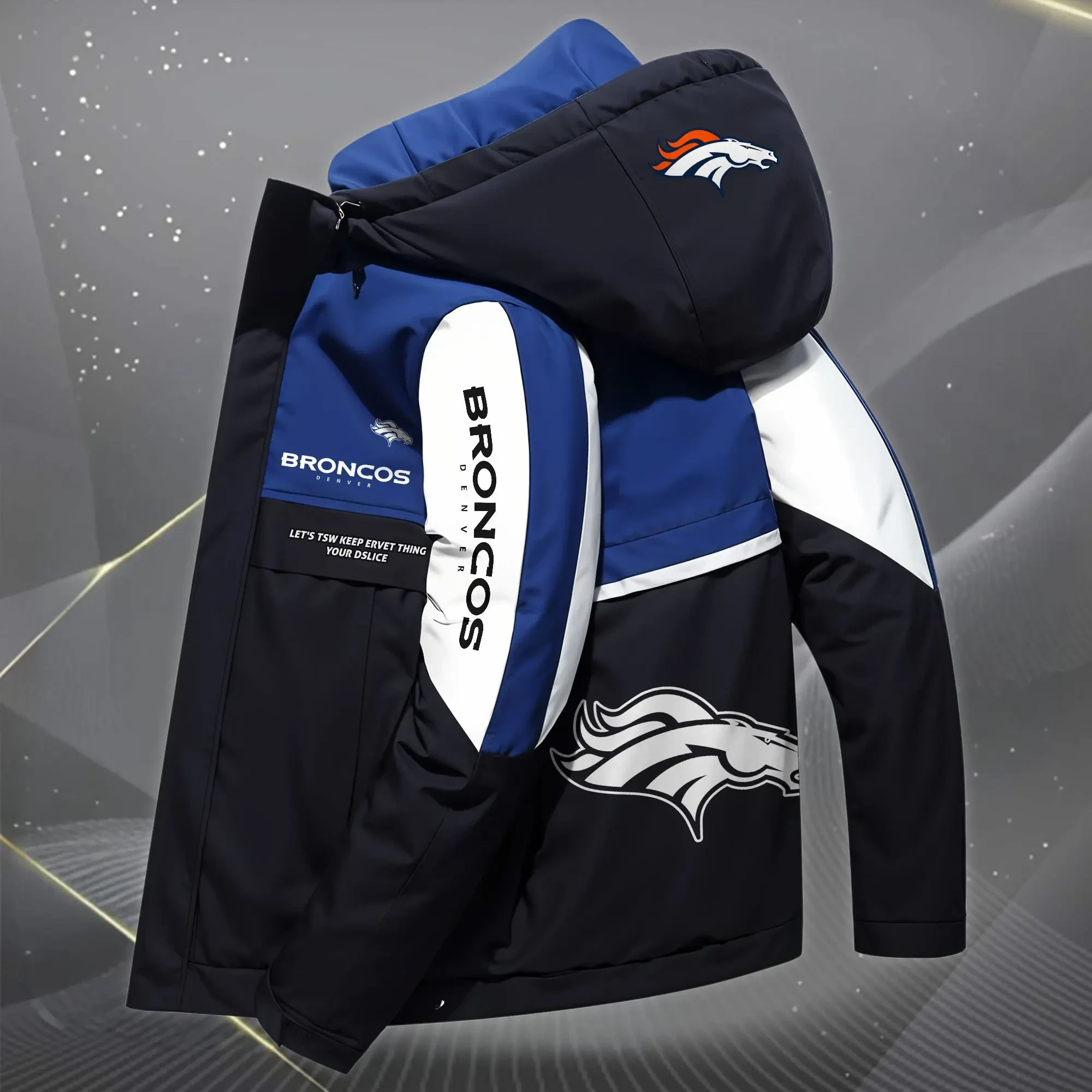 Denver Broncos Outdoor Windproof Jacket SPTOWPJK010