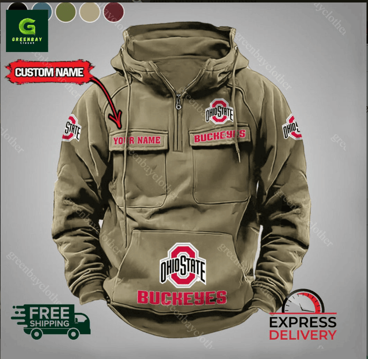 Ohio State Buckeyes Vintage Men Hoodie AZ12SX