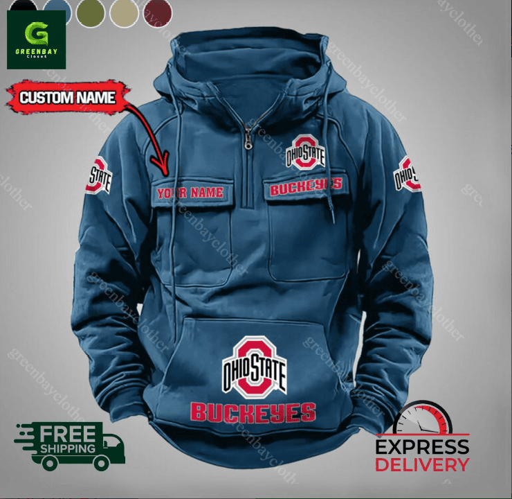 Ohio State Buckeyes Vintage Men Hoodie PBBT054