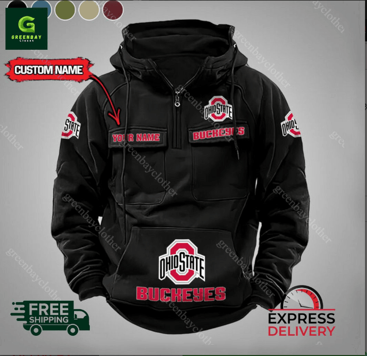 Ohio State Buckeyes Vintage Men Hoodie PBBT054