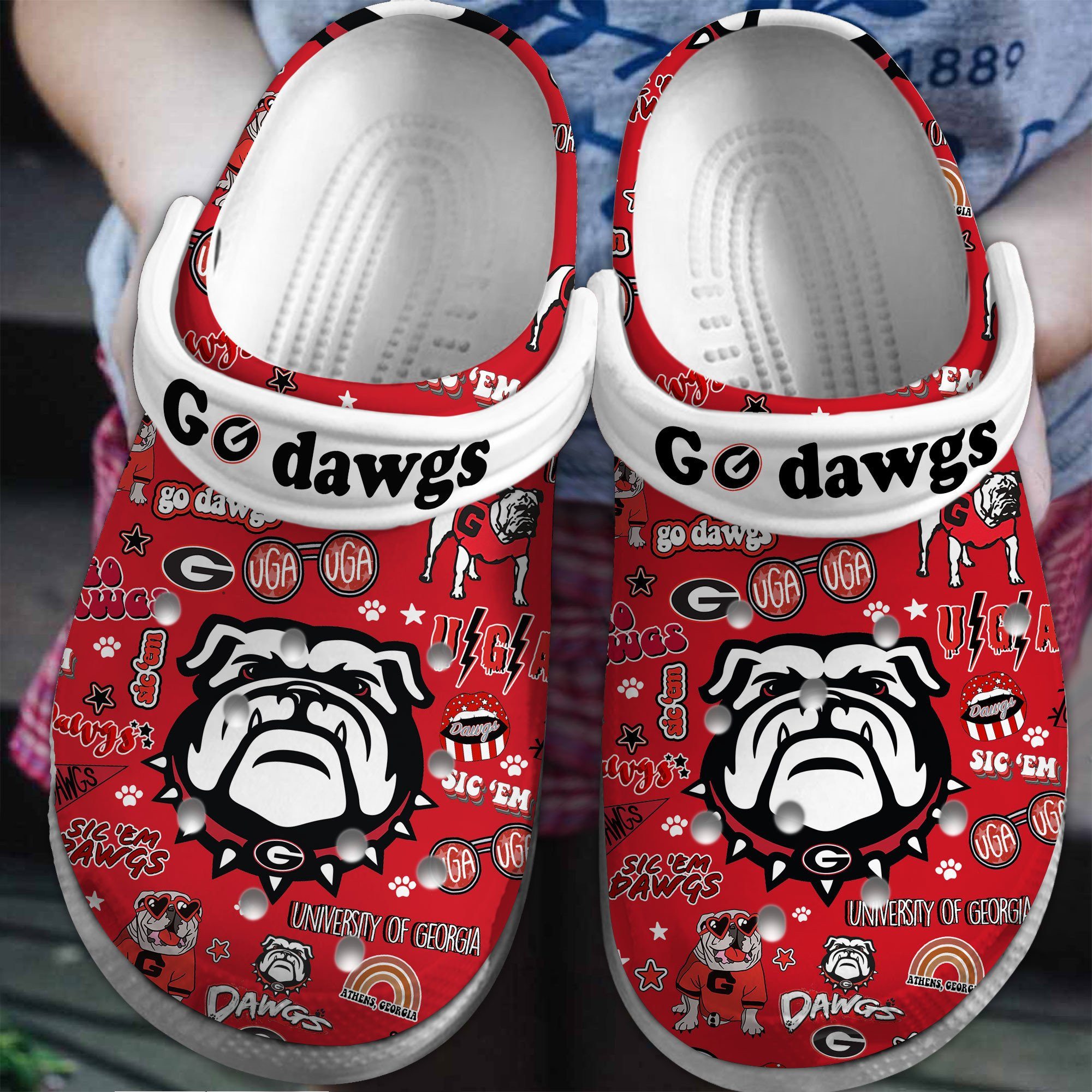 Georgia bulldogs Personalized Limited Clog C9KS
